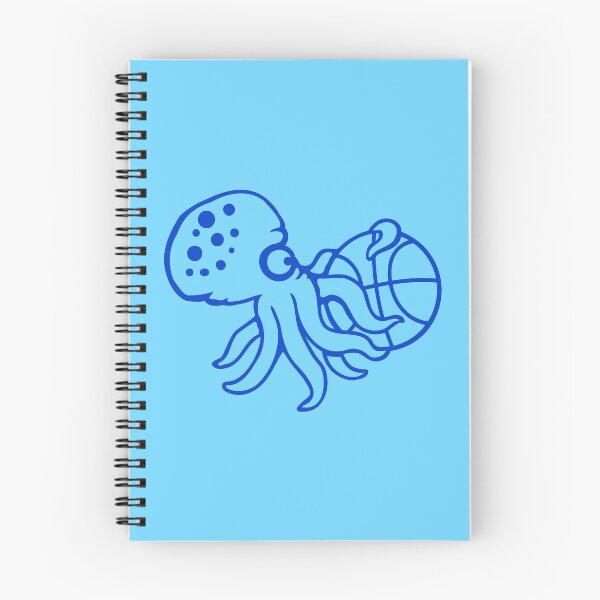 Item preview, Octopus playing basketball basket ball sport fun designed and sold by shirt-o-mat.