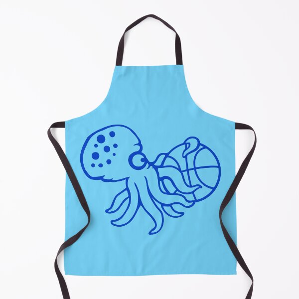 Item preview, Octopus playing basketball basket ball sport fun designed and sold by shirt-o-mat.