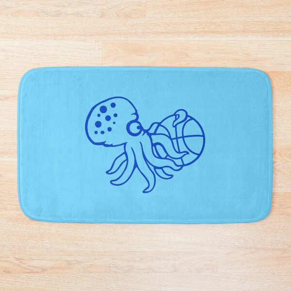 Item preview, Octopus playing basketball basket ball sport fun designed and sold by shirt-o-mat.