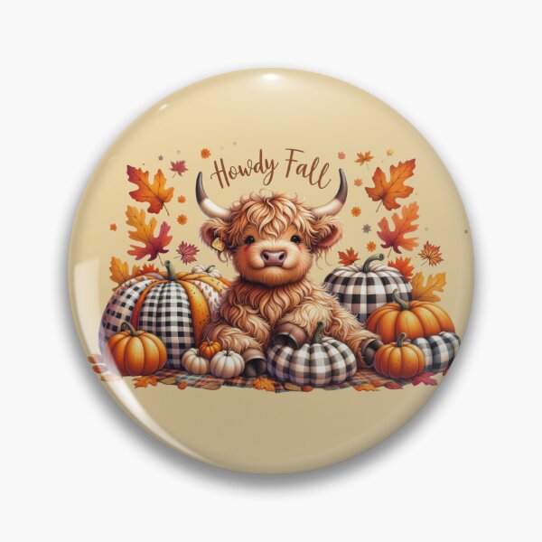 Item preview, Howdy Fall Cow designed and sold by DDsTreasuresWV.