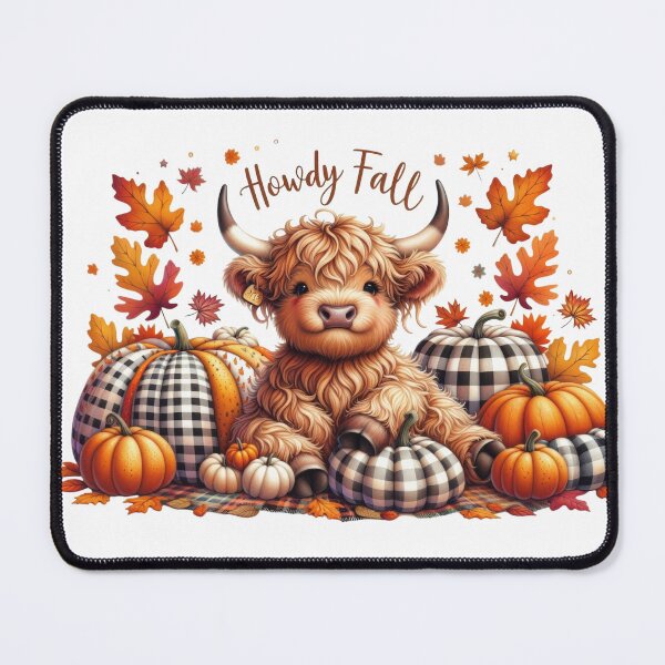Item preview, Howdy Fall Cow designed and sold by DDsTreasuresWV.