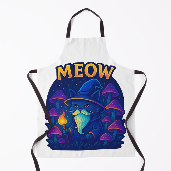 Item preview, Meow (Cat Wizard) designed and sold by Blapu.