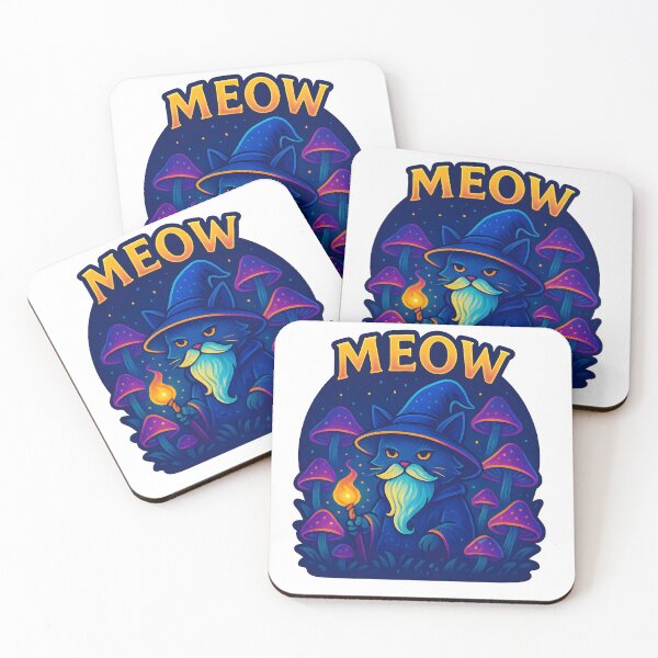 Item preview, Meow (Cat Wizard) designed and sold by Blapu.