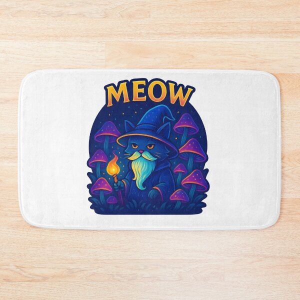 Item preview, Meow (Cat Wizard) designed and sold by Blapu.