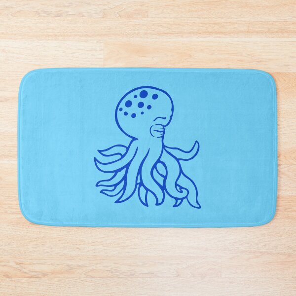 Item preview, Octopus tired sleeping sad closed eyes cartoon designed and sold by shirt-o-mat.