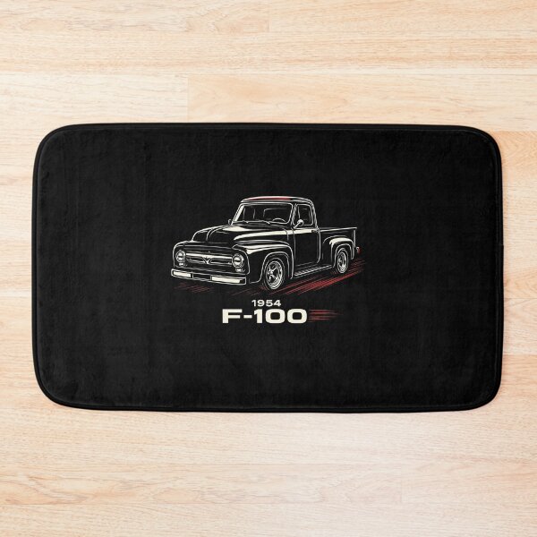 Item preview, 1954 Ford F-100 Classic Pickup in Bold Black and Red Accents designed and sold by TheArtOfCar.