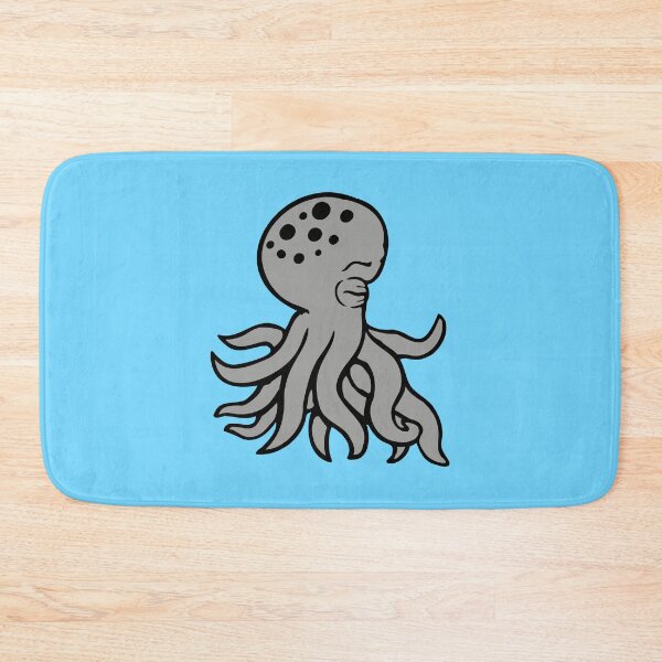 Item preview, Octopus tired sleeping sad closed eyes cartoon designed and sold by shirt-o-mat.