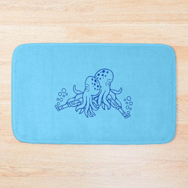 Item preview, 2 octopus flute music play bubbles two band team designed and sold by shirt-o-mat.