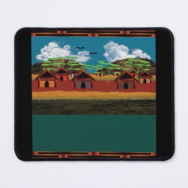 Item preview, A Colorful Small Village designed and sold by RGSMOOTHFINGER.