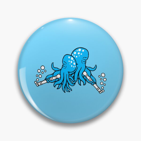 Item preview, 2 octopus flute music play bubbles two band team designed and sold by shirt-o-mat.