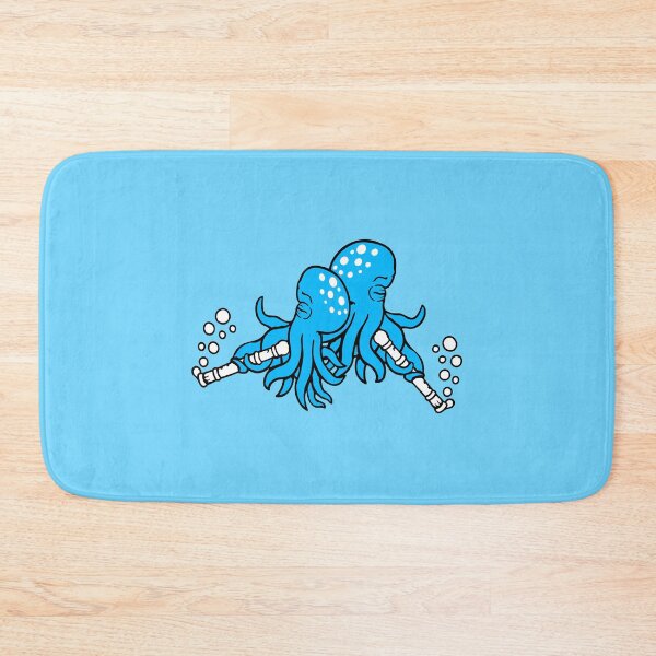 Item preview, 2 octopus flute music play bubbles two band team designed and sold by shirt-o-mat.