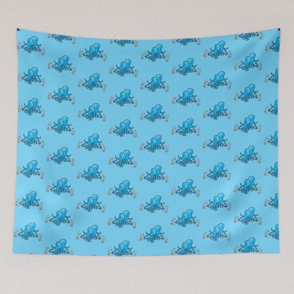 Item preview, 2 octopus flute music play bubbles two band team designed and sold by shirt-o-mat.