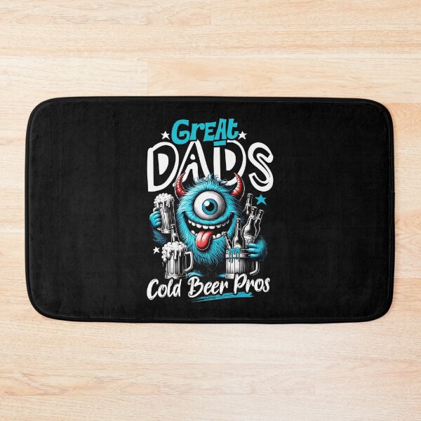 Item preview, Funny Beer Monster Dad Caricature, Cold Beer Pro Grill King designed and sold by DAMOTAmagazine.