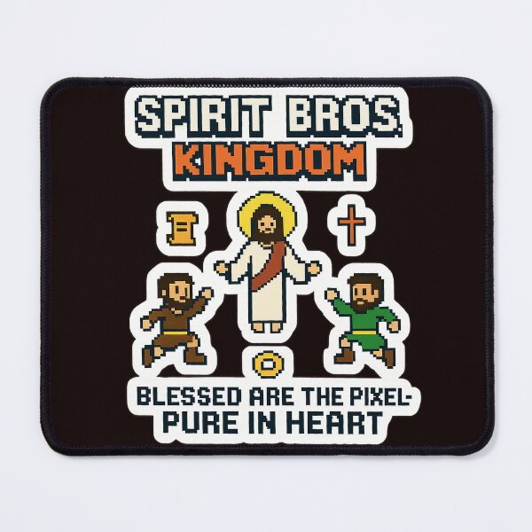 Item preview, Spirit Bros. Kingdom – Divine Pixel Adventure | Christian Aesthetic Shirts designed and sold by Fandom Threads.