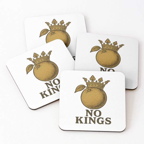 Item preview, No Kings Orange – Anti-Authoritarian Revolutionary Protest  designed and sold by The Junto Shop.