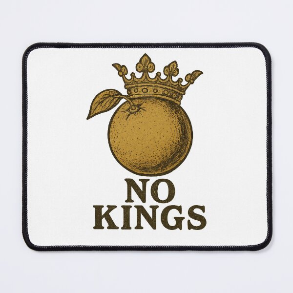 Item preview, No Kings Orange – Anti-Authoritarian Revolutionary Protest  designed and sold by The Junto Shop.