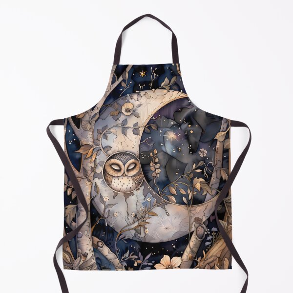Item preview, Sleeping Owl - Crescent Moon Art designed and sold by PawPrintStyles.