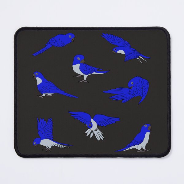 Item preview, Blue Parakeets designed and sold by Leapingdoe.