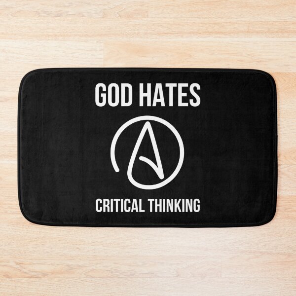 Item preview, God hates critical thinking  designed and sold by Rachel the Artist .