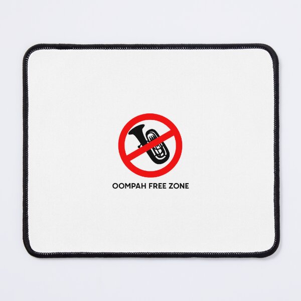 Item preview, Oompah Free Zone designed and sold by BangoStickers.