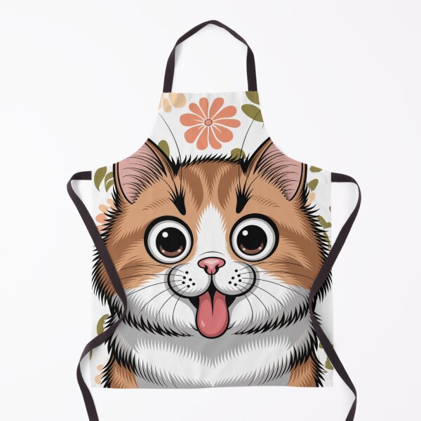 Item preview, The Orange Cat sticking its tongue out designed and sold by Ink And Inspire.