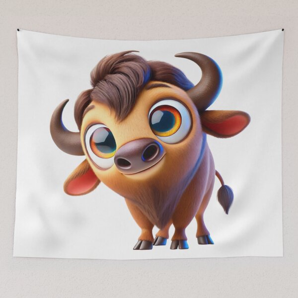 Item preview, Adorable Bison designed and sold by Sillytoe.