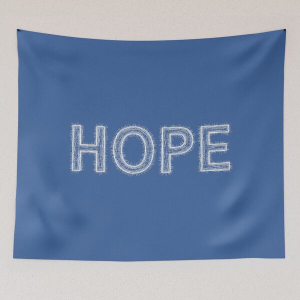 Item preview, HOPE - Textured Lines Typography designed and sold by KiwiRider.