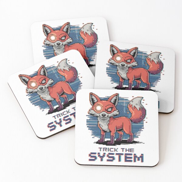 Item preview, Trick the System Pixel Fox Art designed and sold by NaturePixel.