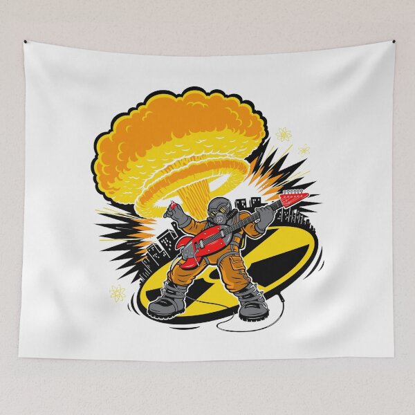 Item preview, Hazmat Guitar Nuclear Rock Blast designed and sold by Baffle Media.
