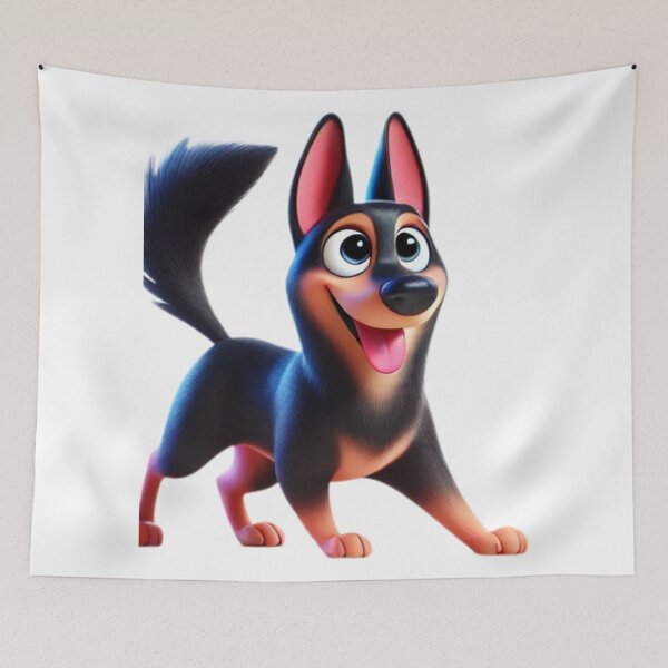 Item preview, Adorable Black German Shepherd designed and sold by Sillytoe.