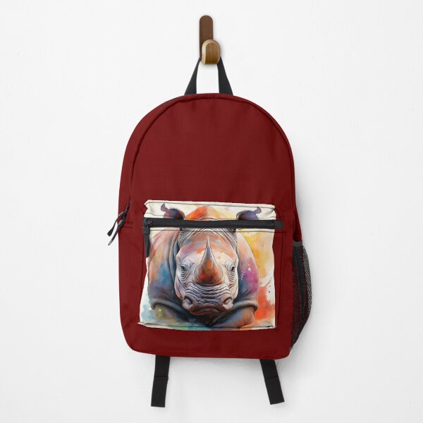 Vista previa del artículo con la obra «Rinoceronte - Colección MI ZOO», diseñado y vendido por MediaGalleria.