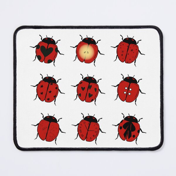 Item preview, Aesthetic Ladybug Drawing designed and sold by amooaaaa.