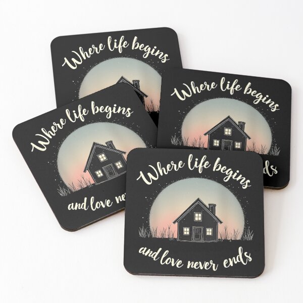 Item preview, Where Life Begins and Love Never Ends designed and sold by Simple_Designs.