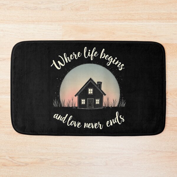 Item preview, Where Life Begins and Love Never Ends designed and sold by Simple_Designs.