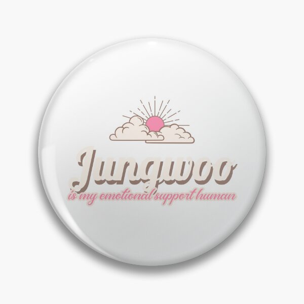 Item preview, Jungwoo: The Ultimate Emotional Support Human ? designed and sold by BanditCC.