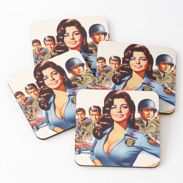 Item preview, Retro Police Woman designed and sold by PulpVintage.