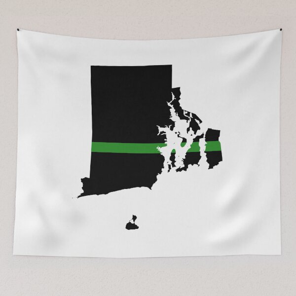 Item preview, Rhode Island Thin Green Line designed and sold by PhilbonianDezin.