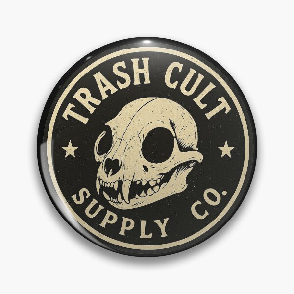 Item preview, Trash Cult Supply Co. | Grunge Raccoon Skull Logo designed and sold by TrashCultSupply.