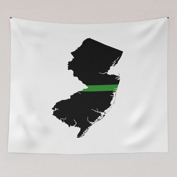 Item preview, New Jersey Thin Green Line designed and sold by PhilbonianDezin.