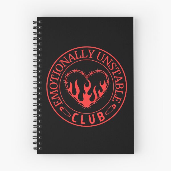 Item preview, Emotionally unstable club - black and red designed and sold by Fantasy Cache.