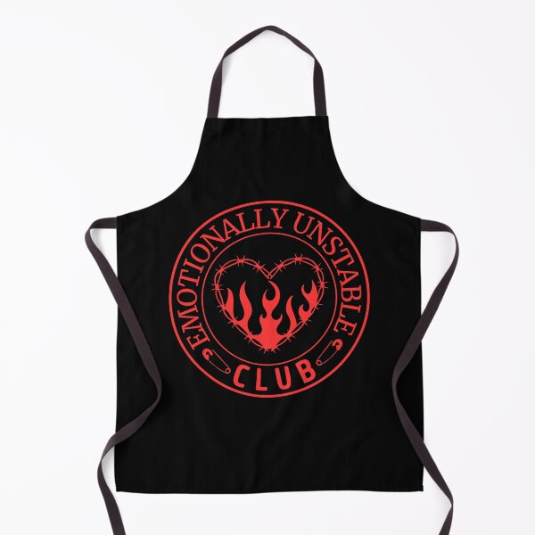 Item preview, Emotionally unstable club - black and red designed and sold by Fantasy Cache.