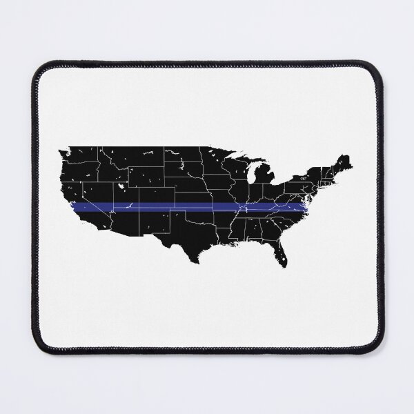 Item preview, Continental United States Thin Blue Line designed and sold by PhilbonianDezin.