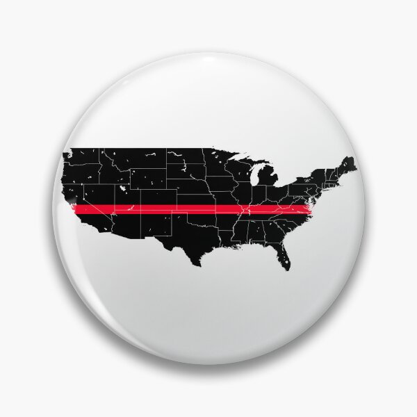 Item preview, Continental United States Thin Red Line designed and sold by PhilbonianDezin.