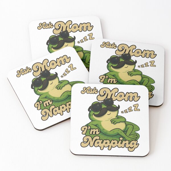 Item preview, Ask Mom. I'm Napping. Funny Dad. designed and sold by TeesByAitch.