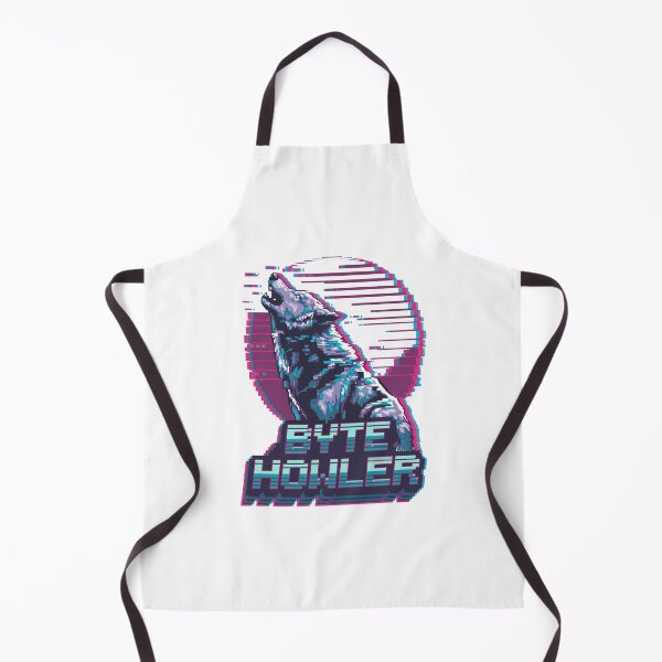 Item preview, Byte Howler Glitch Wolf designed and sold by NaturePixel.
