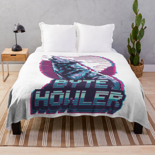 Item preview, Byte Howler Glitch Wolf designed and sold by NaturePixel.