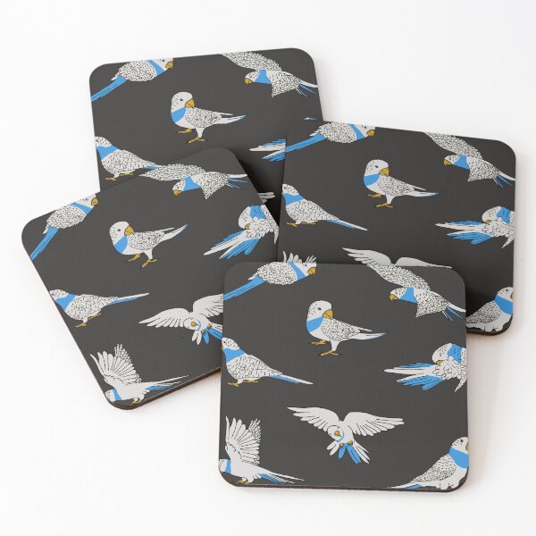 Item preview, Blue Parakeets designed and sold by Leapingdoe.