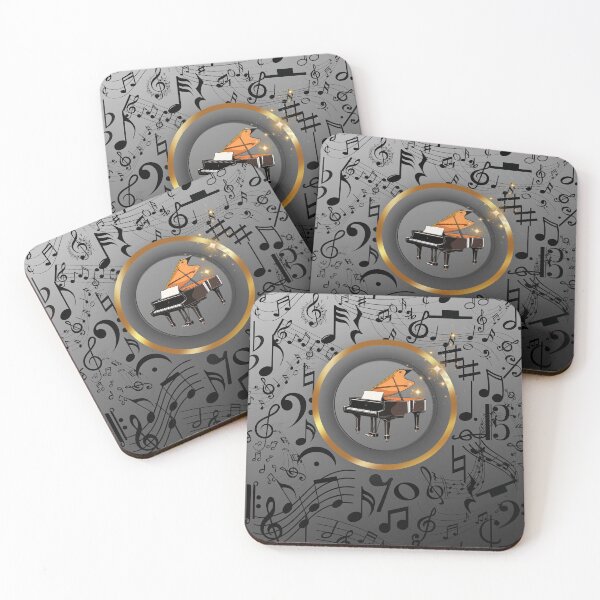 Item preview, Piano Music Everywhere Original Graphic Art designed and sold by BrightrDayMusicArt.