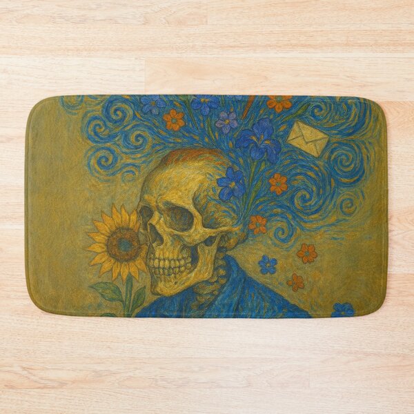 Item preview,  Vincent Van Gogh’s Skull - Blooming Mind designed and sold by InnaPo ⭐⭐⭐⭐⭐.
