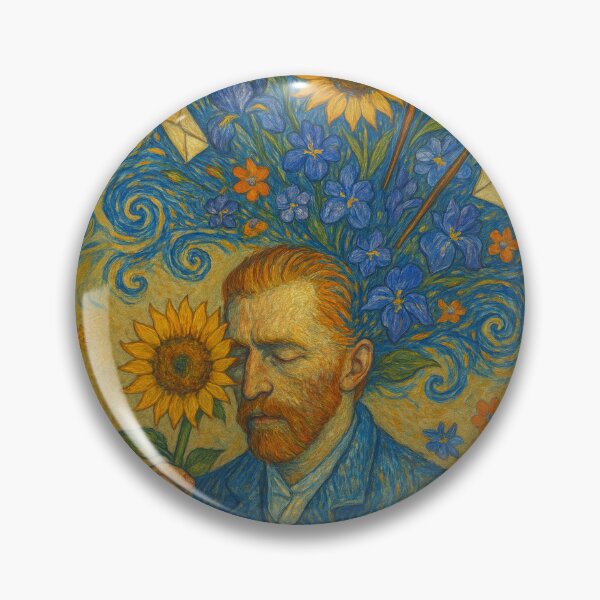 Item preview, Van Gogh’s Blooming Mind designed and sold by InnaPo ⭐⭐⭐⭐⭐.